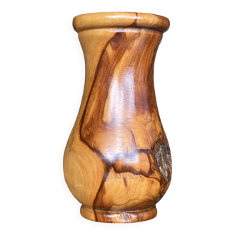 Ikebana wooden vase