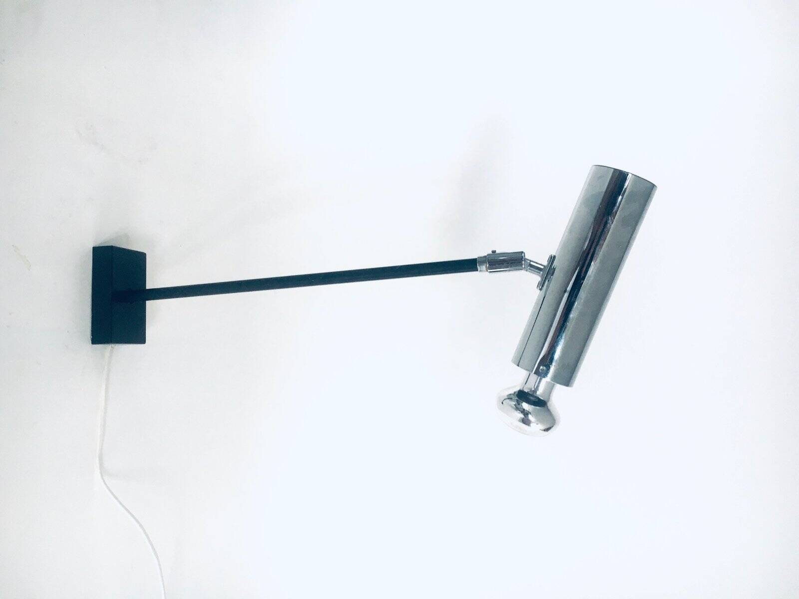 Mid-Century Modern Design Chrome Spot Wall Lamp, 1960s