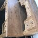 Art deco stepped oak desk