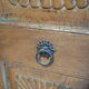 Antique Indian teak carved wardrobe