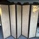 Large antique screen (late 19th/early 20th century). 5 panels.