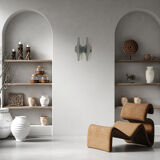 Pair of double wall lamps by Wihelm Braun Feldweg for Doria Leuchten, 1970