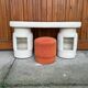 Dressing table with chair from Kecskemét Furniture, 1975, set of 2