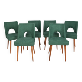 Chaises en coquillage polonaises de l'usine de meubles de Bydgoszcz, années 1960, lot de 6