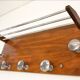 Wall Coat/hat Rack In Bauahus Style, 1950s