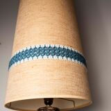 70's beige blue floor lamp