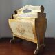 Porte-revue vintage Florentin en bois