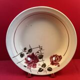 Hollow round plate in Badonviller earthenware Ø 27.8 cm