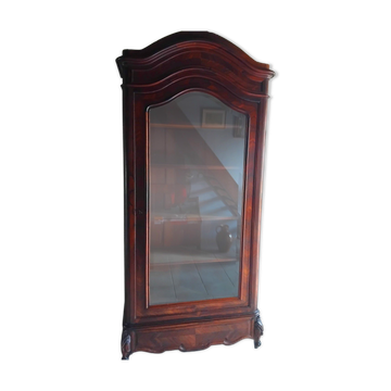Vitrine ancienne en bois massif – 235 cm