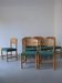 Scandinavian pine dining chairs | set of 8 | 1960s