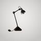 Patented adjustable lamp sgdg "n206 / n1056" "small model" aluminium