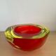 Two-tone Murano glass pocket emptier from the 70s