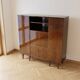 Vintage 1950s wooden wardrobe