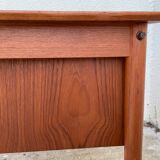 Desk Arne Vodder Teck Danish design 50's box with sliding drawers