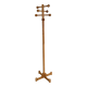 Vintage Postmodern Solid Beechwood Coat Stand – 1970s / 1980s