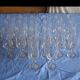 20 chamagne flutes "Arcoroc" model Normadie with wooden transport box