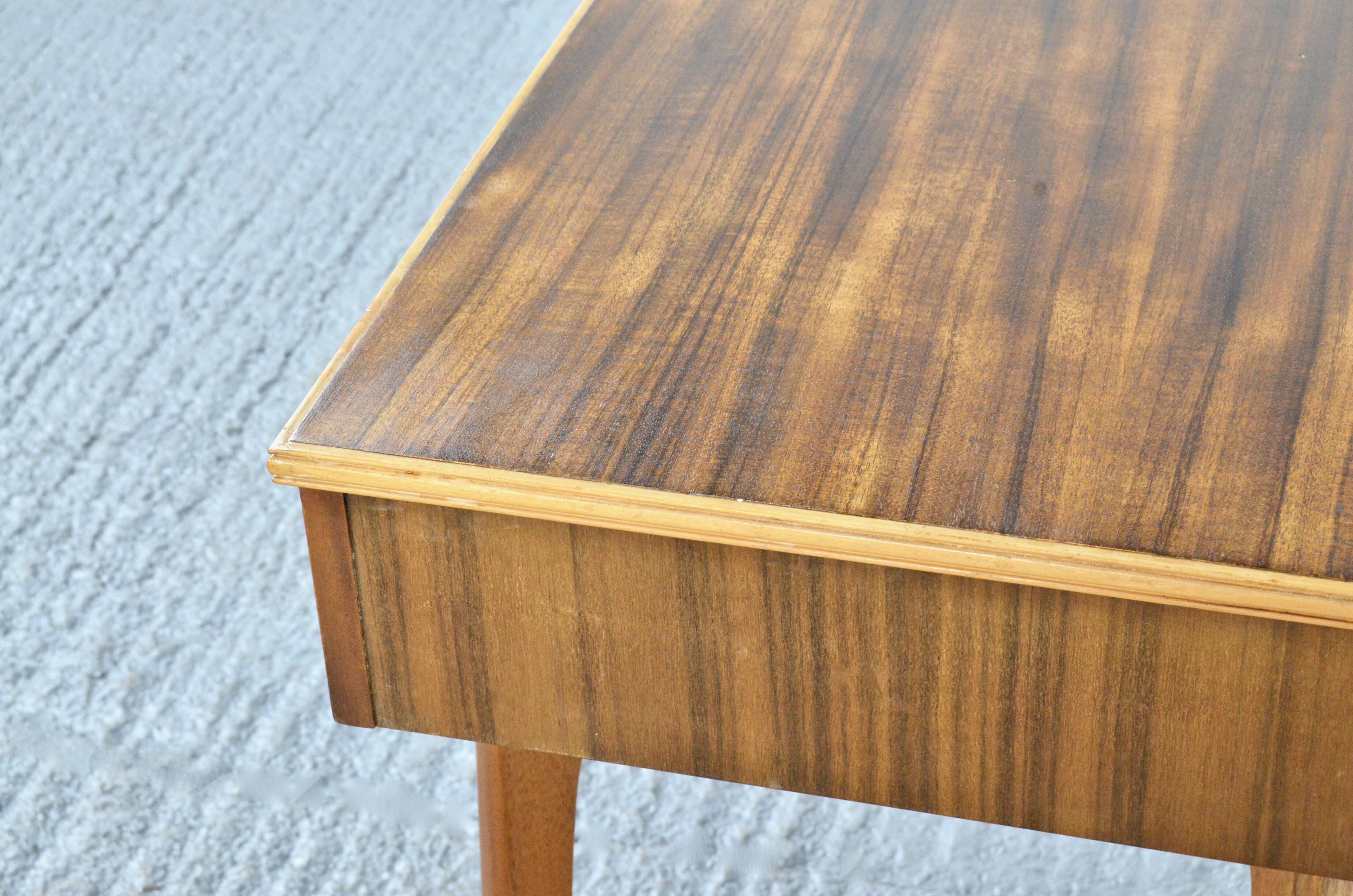 Midcentury Walnut Console Table / Desk By Morris Of Glasgow. Vintage