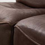De Sede DS-15 Modular Leather Sofa Switzerland 1970s