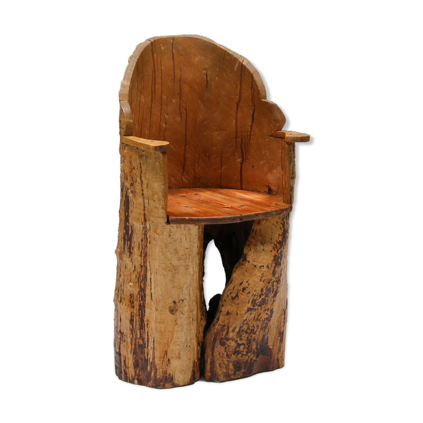 Wabi-Sabi organic wooden chair - 1830's