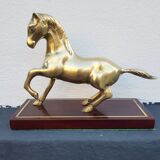 Brass horse
