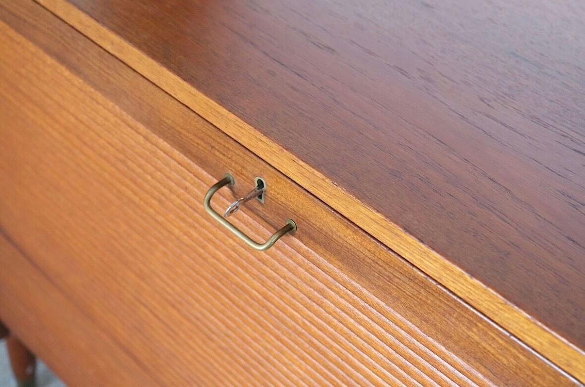 Grand bureau style scandinave en teck