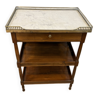 Small mahogany side table in Louis XVI style.