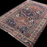Persian Shiraz Qashqai Rug Ancient Nomadic Tribes: 1.57 X 2.25 Meters