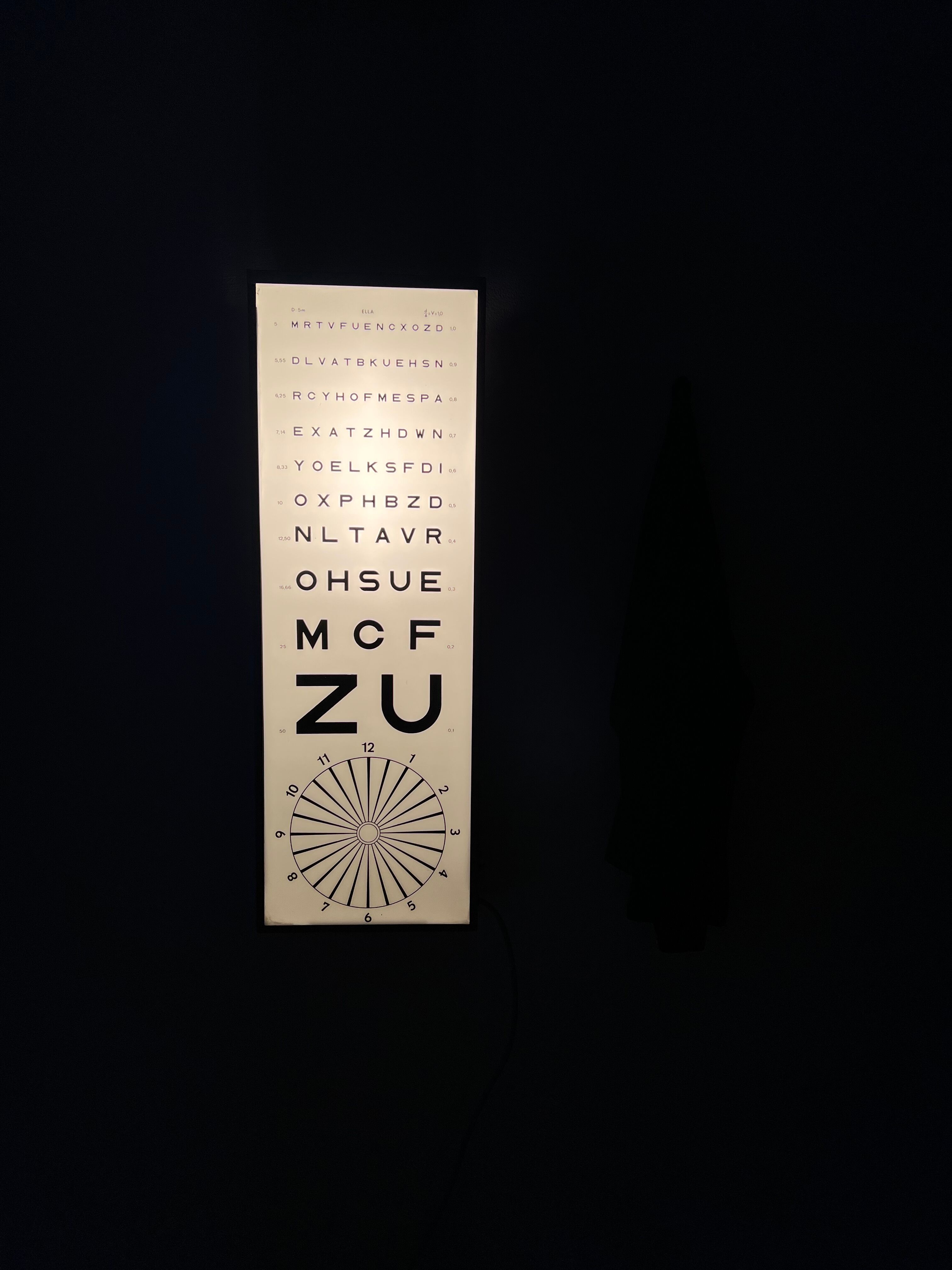 Optician's luminous painting