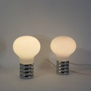 Pair of Bulb lamps by Ingo Maurer, Murano