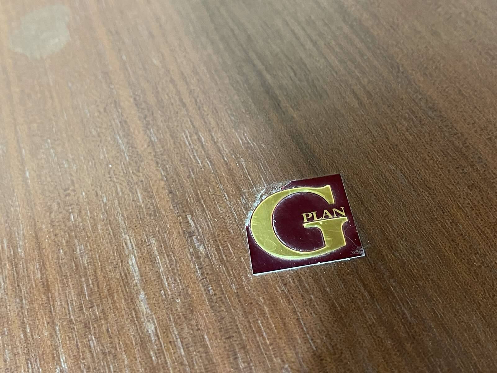 GPlan teak pedestal table from the 70s