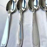 Christofle cutlery set - 11 fourchettes de table et 11 cuillères à soupe - Art déco - Métal argenté
