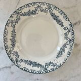 Set of 9 Longwy Earthenware Dinner Plates - Marie-Thérèse Model