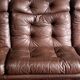 Vintage Scandinavian leather sofa