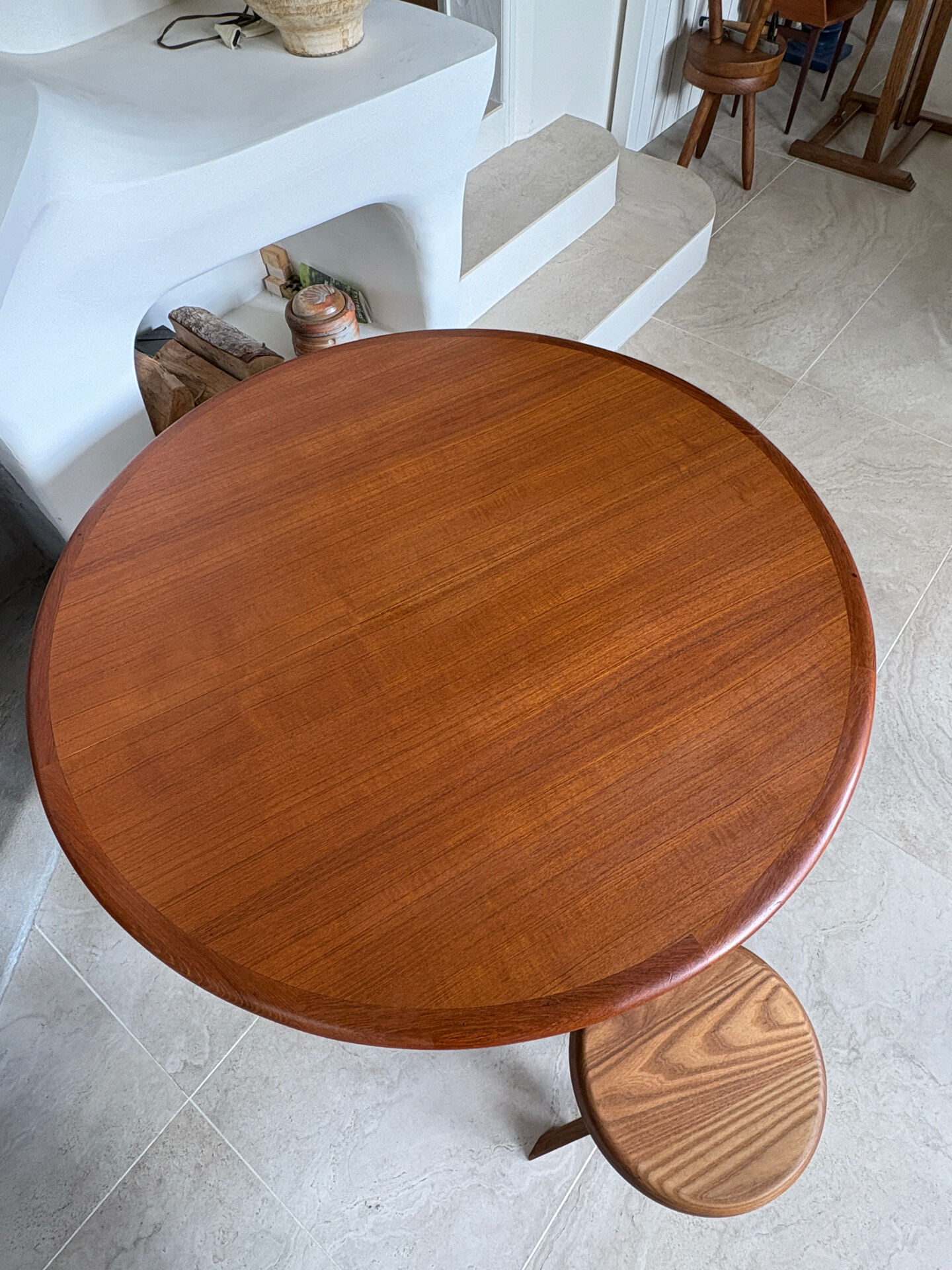 Danish teak round table