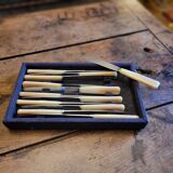 12 Rameau Sens stainless steel knives – France – 1950s/1970s