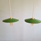 Industrial suspension in green enamelled sheet metal (7 available)