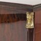 Vintage tv cabinet low cabinet mirrored mahogany veneer hollywood regency 140cm