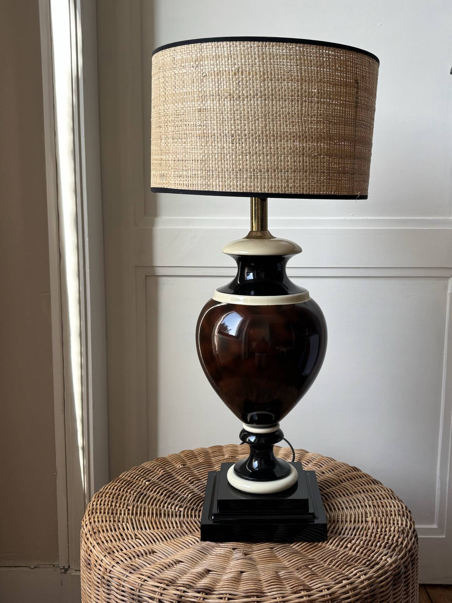 Vintage ceramic lamp base