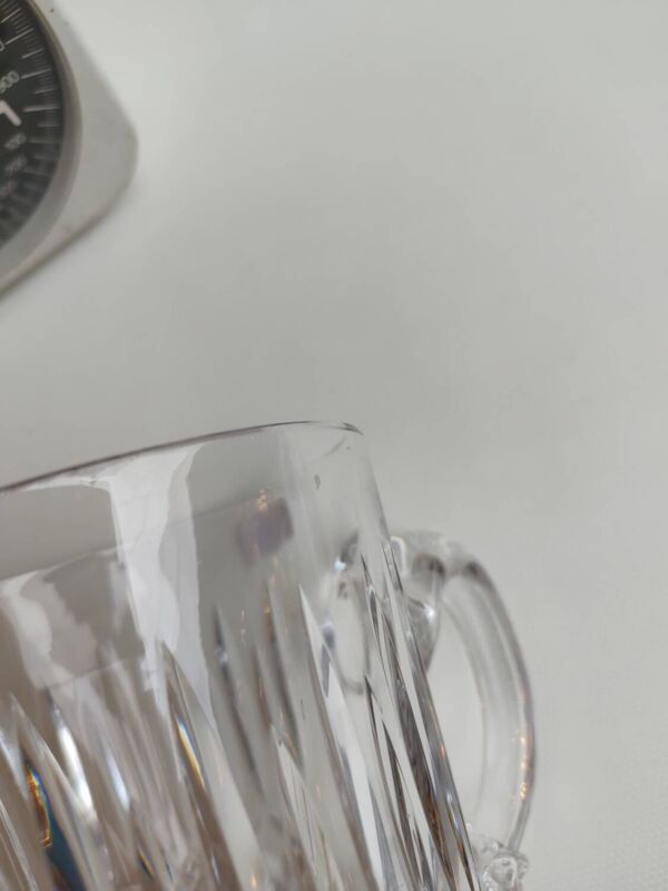 Seau à glace en cristal des années 70.