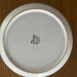 White salad bowl