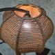 Lampe cordage vintage, années 60