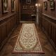 Aubusson style knotted pile rug – 2.45 x 0.90 metres –