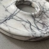 Calacata viola marble circular dish