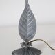 Table lamp – Vintage base and fringed floral shade