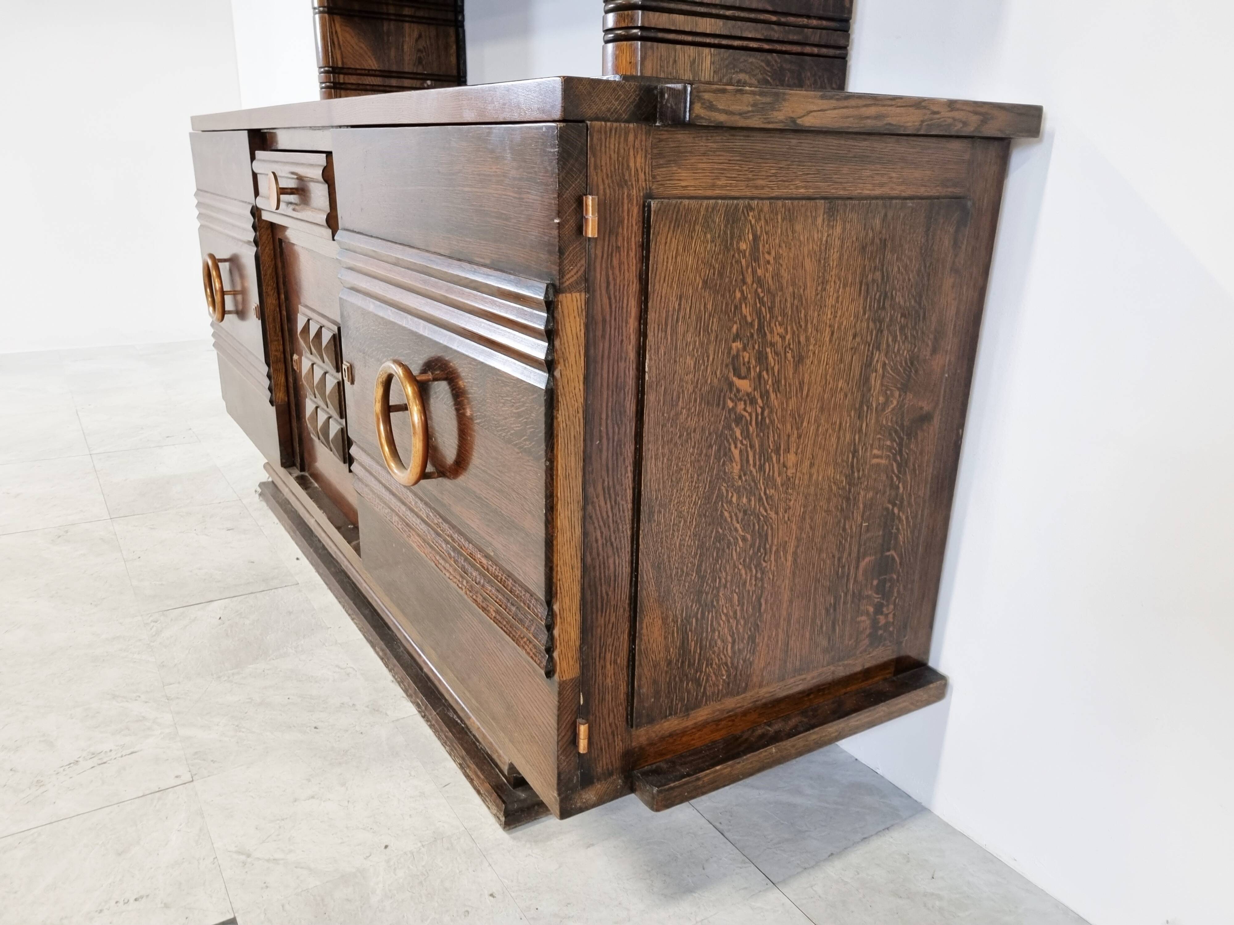Art deco cabinet by Charles Dudouyt, 1940s