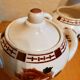 Coffee set in Sarreguemines earthenware