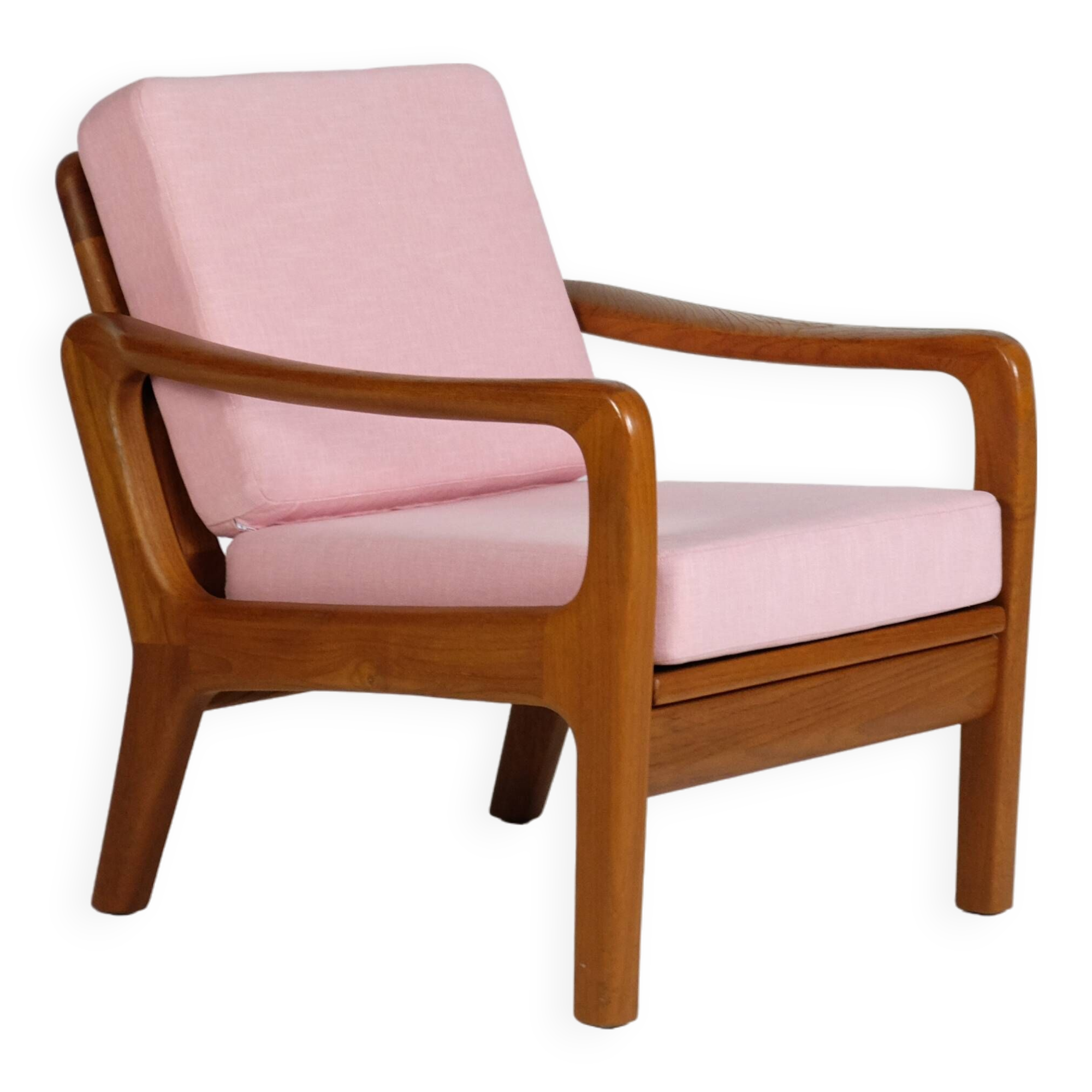 Danish Vintage Teak Easy Chair Armchair by Juul Kristensen - 1970s