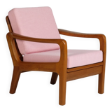 Fauteuil danois vintage en teck par Juul Kristensen - 1970