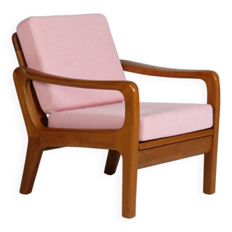Danish Vintage Teak Easy Chair Armchair by Juul Kristensen - 1970s