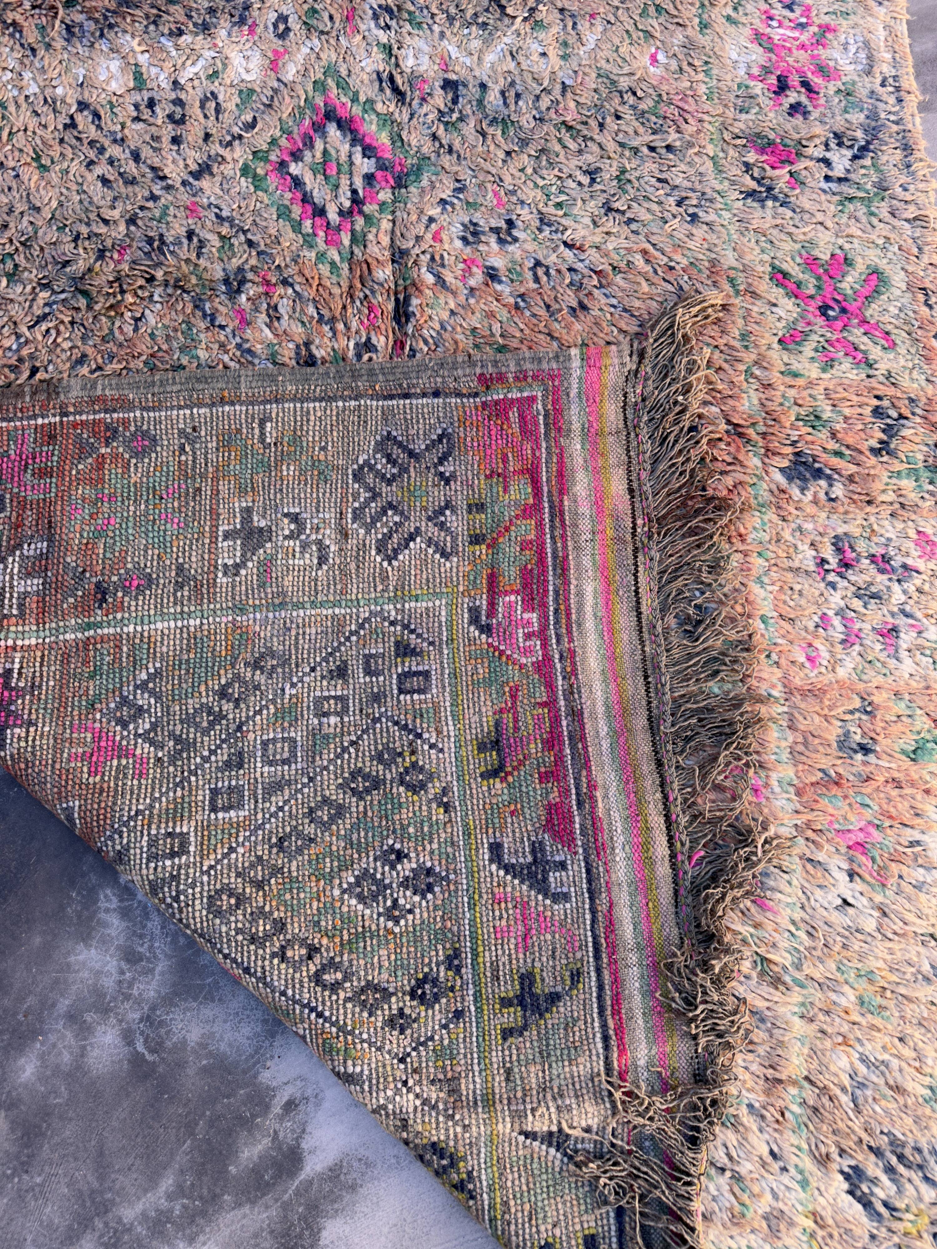 Colorful Zayan Moroccan Rug - 367 x 166 cm